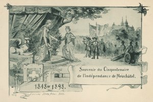 Cinquantième anniversaire de Neuchâtel se déclarant république au sein de la Confédération suisse en 1848