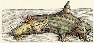 Créatures marines, illustration de 