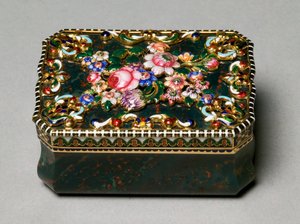 Boîte à tabac, attribuée à une miniature peinte par Jean-Louis Richter