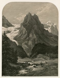 Le glacier de Rosenlaui, entre le Wellhorn et les Engelhorns
