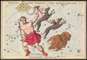 Bootes Canes Venatici, Coma Berenices et Quadrans Muralis, c.1825