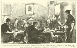 Illustration pour Tom Brown à Oxford par Thomas Hughes (gravure)