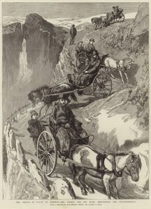 Le Prince de Galles en Norvège (gravure)