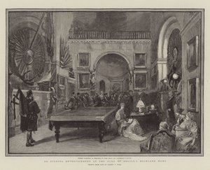 Un divertissement en soirée chez le duc d
