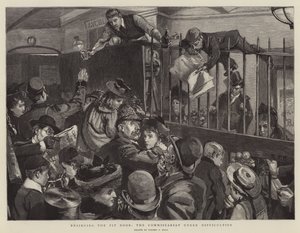 Assiégeant la porte de la fosse, le commissariat en difficulté - Sydney Prior Hall
