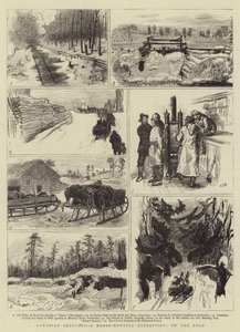 Croquis canadiens, une expédition de chasse à l