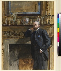Gentleman dans un intérieur à 5 Fig Tree Court, 1890