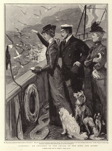 Largesse!, un incident de la croisière du roi et de la reine - Sydney Prior Hall