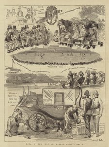 Notes au match de cricket Eton et Harrow - Sydney Prior Hall
