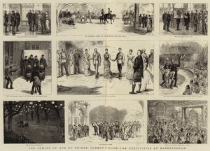 La majorité du prince Albert Victor, les festivités à Sandringham - Sydney Prior Hall