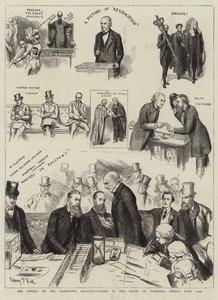 La défaite du ministère Gladstone, scènes à la Chambre des communes, vendredi 12 juin - Sydney Prior Hall