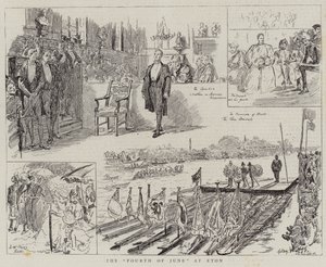Le quatre juin à Eton
