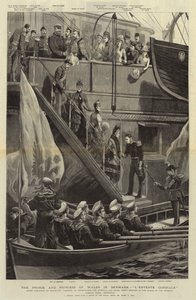 Le prince et la princesse de Galles au Danemark, L
