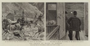 Le prince de Galles en Norvège