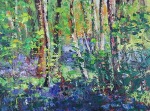 Jacinthes et feuilles dansantes