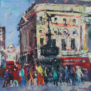 Piccadilly People, 2024 (acrylique)