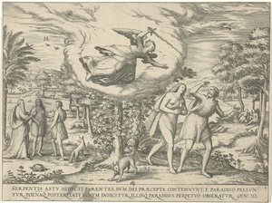 Expulsion du Paradis - Symon Novelanus (attributed to)