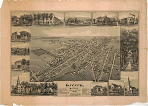 Vue de Lititz et Warwick, comté de Lancaster, Pa. : 1887
