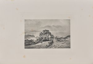 Vue sur la ville depuis la rive du canal Monkland, près de Milburn Bridge - T. and R. Annan and Sons