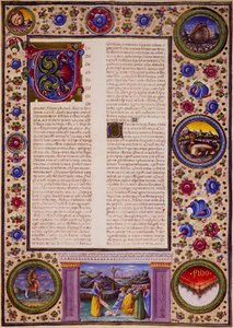 Incipit du Livre de Joël - Taddeo Crivelli