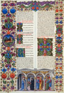Lettre de Jacques, deuxième volume de la Bible de Borso d