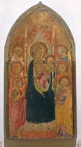Madone et enfant avec des saints - Taddeo Gaddi