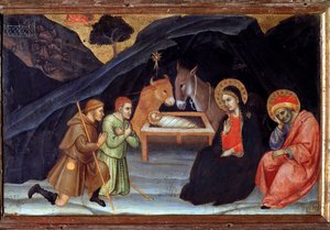 Adoration des bergers - Taddeo di Bartolo