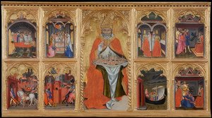 Saint Geminianus avec des scènes de sa vie. 1401