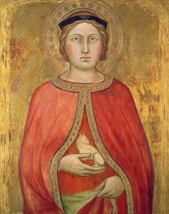 Sainte Agnès - Taddeo di Bartolo