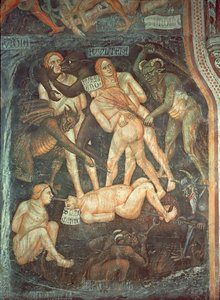Le Jugement Dernier (détail) - Taddeo di Bartolo