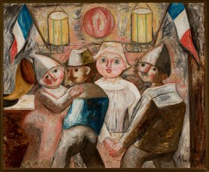 14 juillet à la campagne - Tadeusz Makowski