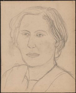 Tête de femme - Tadeusz Makowski