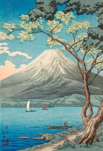 Le mont Fuji depuis le lac Yamanaka - Takahashi Hiroaki