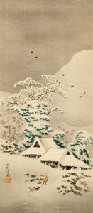 Sawatari sous la neige - Takahashi Hiroaki