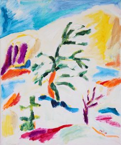 Paysage abstrait coloré - Tamara Jare
