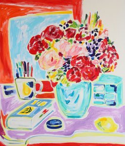 Composition florale éclatante - Tamara Jare