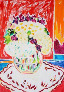 Nature morte florale éclatante - Tamara Jare