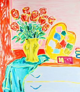 Nature morte florale éclatante - Tamara Jare