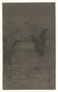 Forêt de bambous la nuit
