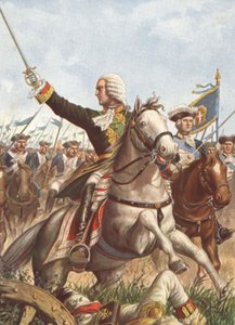 Charles Emmanuel III à la bataille de Guastalla en 1734 - Tancredi Scarpelli