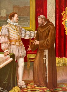 Fra Mauro del Sinai reçu par le roi du Portugal
