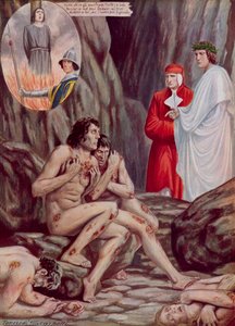 Illustration pour la Divine Comédie de Dante