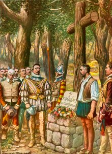 Monument érigé par les Espagnols à Francesco Vasquez - Tancredi Scarpelli