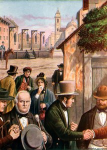 Patriotes Ortolani, Zanoli, Montanari et Rambelli exécutés à Ravenne - Tancredi Scarpelli