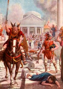 Rome envahie par les Barbares