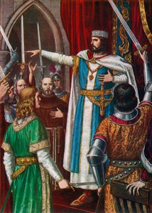 Rodolphe II de Bourgogne couronné roi des Lombards à Pavie, 923 - Tancredi Scarpelli