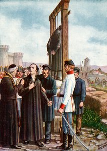 Les Martyrs de Belfiore : Les derniers moments de Don Enrico Tazzoli, 1853 - Tancredi Scarpelli