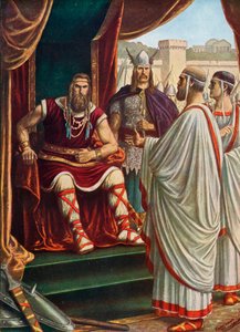 Les ambassadeurs romains suppliant Alaric I, roi des Wisigoths - Tancredi Scarpelli