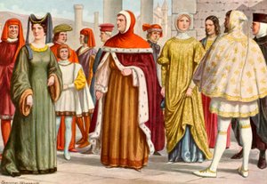 Costumes toscans du 14ème siècle