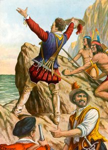 Vasco Núñez de Balboa voit l